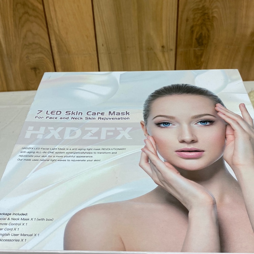 LED skin care mask for face and neck
